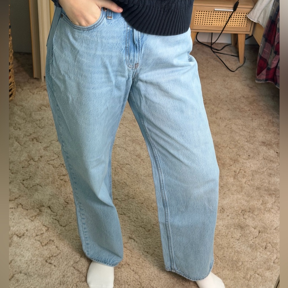 Abercrombie & Fitch Light Blue High Rise Women Jeans